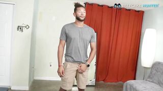 Sweaty Leonard got his nipples licked 