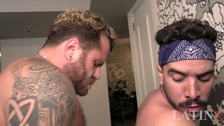LatinX - Fucking Breed Me - Alessio Vega & Riley Mitchel - BussyHunter.com (Gay Porn)