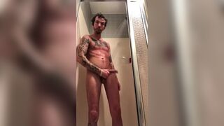 Showing off my body and cock in the shower Bryan Silva - Gay Fans BussyHunter.com