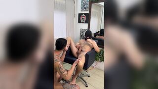 BarberShopPutao and daddy