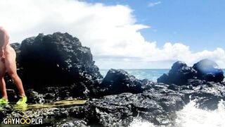 Danny Klein Missing JO plus Extended Hawaii Ocean Outdoor Jerk