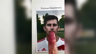 Cumtribute to sexy soccer player
