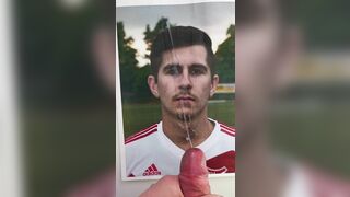 Cumtribute to sexy soccer player