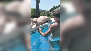 Carlos Effort - Pool Day, We Waiting For You Papi Jesus - Gay Porn