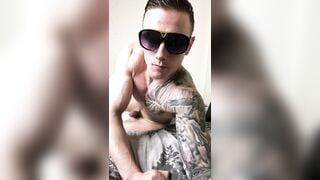 Jack Wilson Jerks Off His Big Cock - Gay Porn
