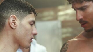 Bastian Karim Gabriel Coimbra and Heath Halo - The Barcelona Job - Gay Porn