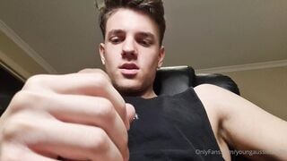 Connor Peters - Self Sucking my hard wet dick after the gym - Gay Porn