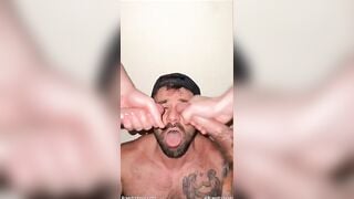 BrandtsBoys - Testing Jordans Cocksucking Skills By Making Him Suck Two Big Cocks At The Same Time - gay porn