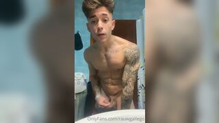 Quick solo jerk off Raul Gallego Ruiz rauwgallego - Gay Fans BussyHunter.com