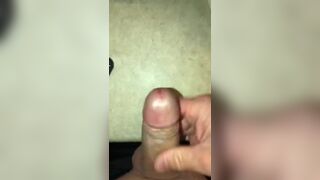 Wanking Uncut Cock Focusing on Foreskin Stimulation, Started off Slow then Jerking it Faster to Cum Jetsfan1983 - BussyHunter.com