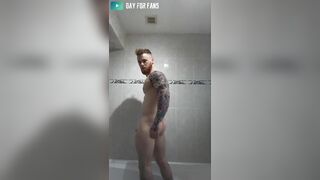 Showing off my muscular body in the shower Brother 1 Morgan Brothers morgan_brothers_ - Gay Fans BussyHunter.com