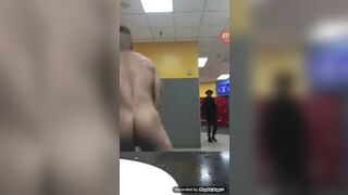 what gym is this guy jacks and uses dildo in the locker room - BussyHunter.com (Gay Porn Videos xxx)