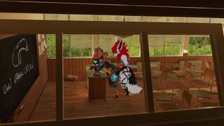 Tormiline Protogen Furry Gets Railed after Class ToasterBottom - BussyHunter.com