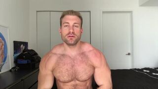 Straight Alpha Bodybuilder Verbal Muscle Worship and Ass Play - BussyHunter.com