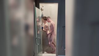 StepBrothers - Big bro fucks Lil bro in the shower - 37 secs - Bussyhunter.com - Gay Porn