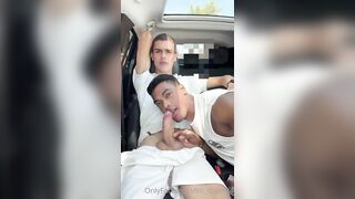 Car Blowjob - Big Roger & Octavio