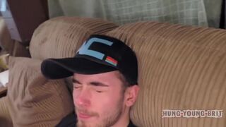 We both Ram our Cocks in his Beautiful Gob, even DP Him¡ Hung Young Brit - A Gay Porno Video