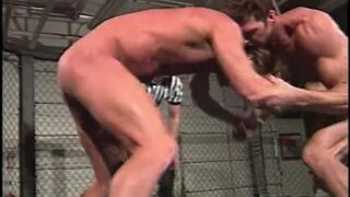 NAKED CAGE WRESTLERS- Muscle Athletes Win or Submit in the Cage Arena Sharp Men 2