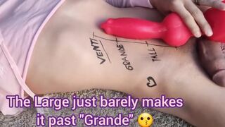 Ash Steele - Measuring Bad Dragon Toys the Fun way Ash Steele - SeeBussy.com