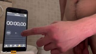 CUMMING IN LESS THAN a MINUTE - Fast Cumshot Challenge TheCumVow - SeeBussy.com