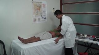 Asian Amateur Breeded by Doctor after Exam Doctor Twink - Gay Amateur Porno