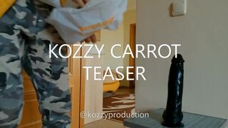 Kozzy Fucks with a Thick Carrot (teaser, Custom Video) KOZZYPRODUCTION - SeeBussy.com