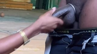DEEPTHROATING BBC IN ABANDONED HOOL TILL I SWALLOW EVERY DROP DOWN MY THROAT Blackkjuicy - Gay Porno