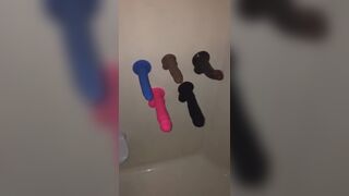Solo Male Quarantined at Home Puts on Show Throating Dildos & Eats his Cum. Jetsfan1983 - SeeBussy.com