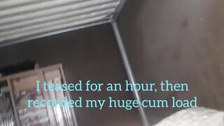 I Tease My Cock For An Hour, Wet With Precum, Let Out A Huge Cum Load¡ EvilTwinks - Gay Porno Video