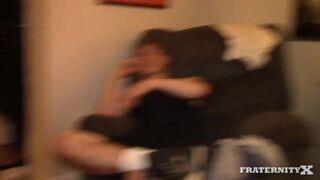 He'll think of getting a Real Man's Dick wherever he Cleans LOL Frat X  - Gay Porno Video