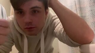 [60fps] [hd] 19 Year old Cute Twink Cums with 8” Cock in SLOW MO BenIsSoCool - SeeBussy.com
