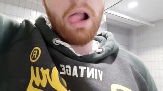 Wear Headphones To Hear Me Moan In Public ⁄ Shooting Cum Into Bathroom Sink EvilTwinks - Amateur Gay Porn - A Gay Porno Video