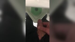 Pissing in a Urinal in Public at Work Jetsfan1983 - SeeBussy.com