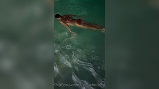 join me for a night swim - Free Gay Porn