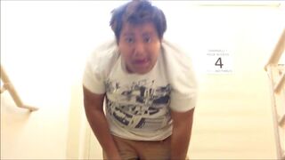 Chubby Boy with Tiny Dick Strips at Hotel nakeymonkey - SeeBussy.com