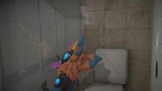 Protogen Gets Fucked in the Bathroom (7mins) ToasterBottom - BussyHunter.com