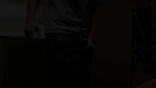 Trying my new Cock ring in the attic - Massive cumshot Johann Wood - free gay porn