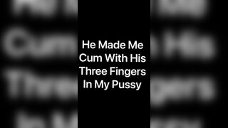 G-Spot Orgasm with his Fingers inside my Creamy Wet Pussy while I Rub my Clit Jetsfan1983 - SeeBussy.com