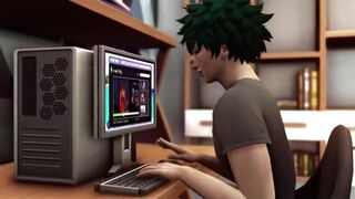 Hero's April Fools - Katsuki Bakugo x Izuku Midoriya - my Hero Academia 3D Animation Parody Llama Del Geh - SeeBussy.com