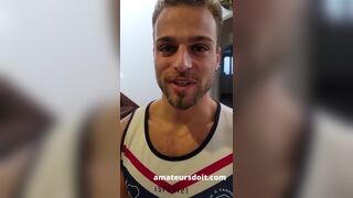 At Home Big Dicked Aussie Huge Built Top Reviews & Prepares to make his Ripped Bottom Jock all his Australian Amateurs Do It - SeeBussy.com