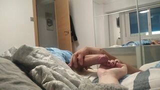 Slutty Mature Wife Masturbates her Cuckold Husband's Big Cock Jomilove - SeeBussy.com