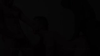 Interracial Threeway Fuck Fest