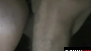 German Jock Tastes Cum after Barebacked from behind German Cum Pigz - Gay Amateur Porno