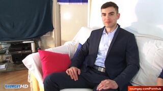 Because Covid Crisis, he Needed Money, he made Porn in Spite of Him; Aleks Keumgay  - Gay Porno Video