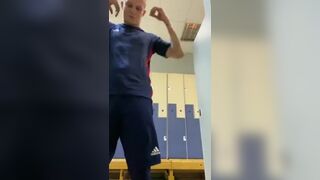 After workout wet in the locker room with the guys Falcon Al - Free Gay Porn