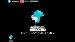 Javy Bunny and flamey Furry animacion 3D Dragonboyhug - Gay Porno Video
