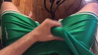 cute gay bro Watching raw sex porn spitting on his dick eating cum in basketball shorts @onlyfans julian wolfgang - Free Gay Porn