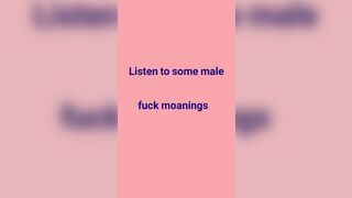 AUDIO. Man moaning sounds while having sex. KyleBern - Free Gay Porn