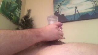 Jerking off with my new pocket pussy #first time# Curiosity96 - SeeBussy.com
