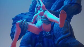 Furry with huge dildos ¦ double analIn YR Lesnik - Gay Porno